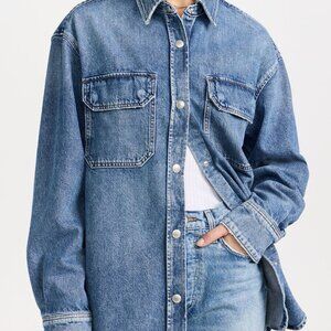 Agolde Camryn Button Down in Swing